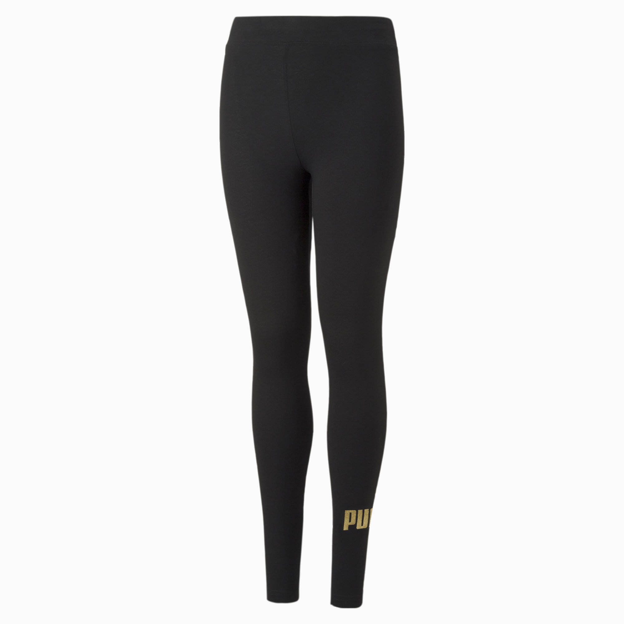 Puma leggings hot sale gold logo